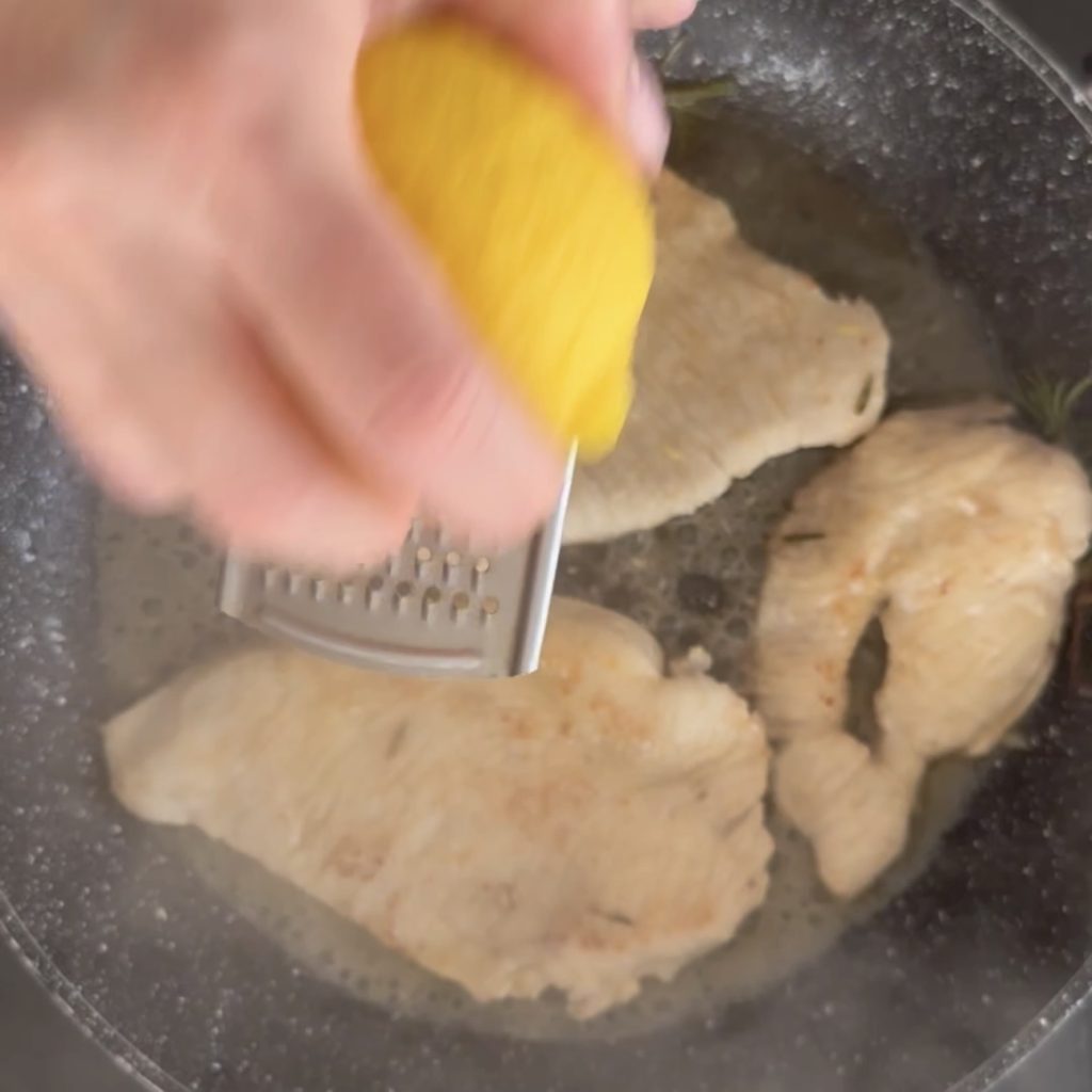 Escalopes de pavo al limón