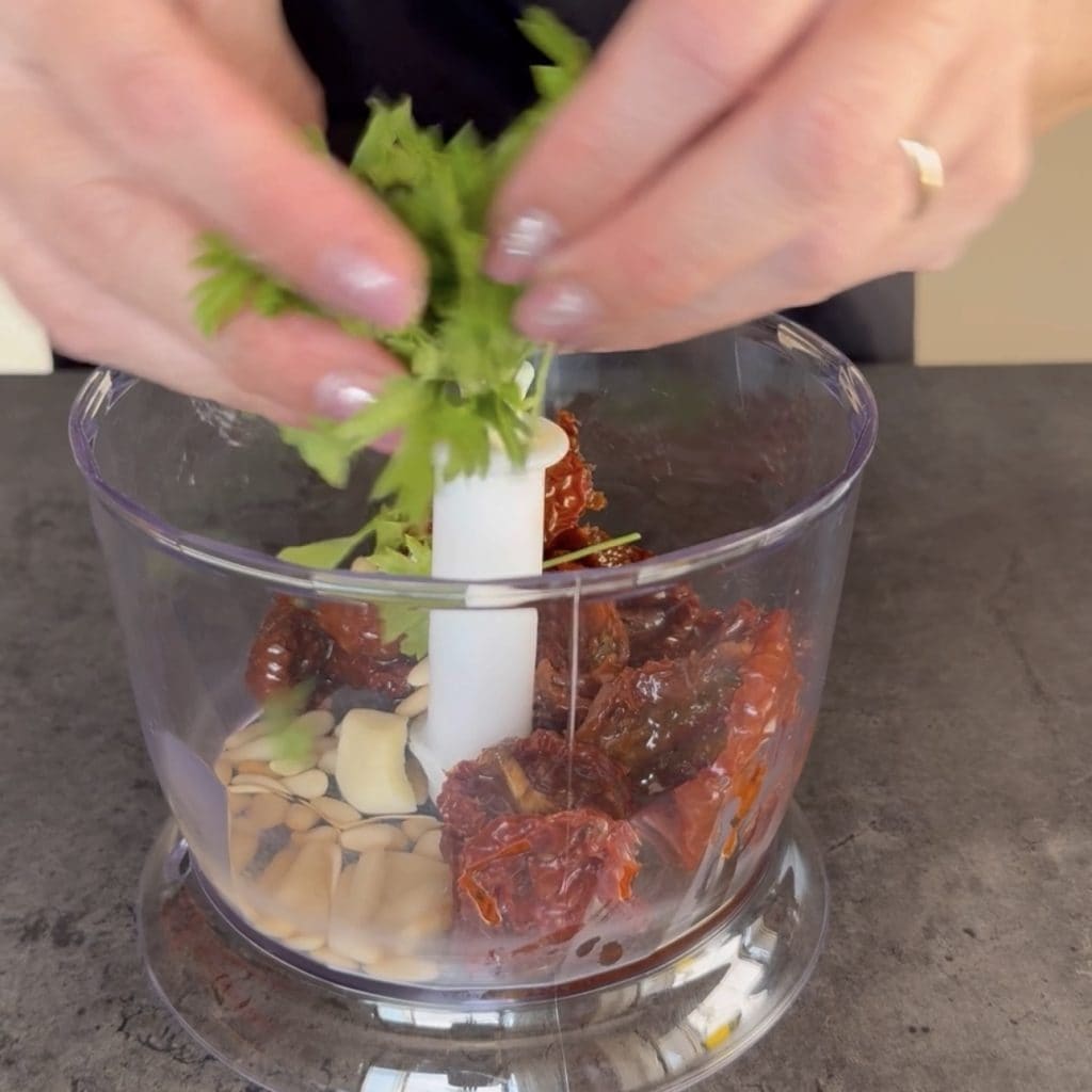 escalopines con tomates secos