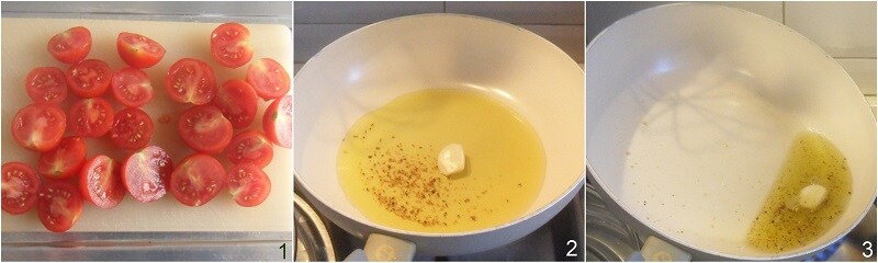 Espaguetis con bottarga receta rápida el chicco di mais 1 sofreír ajo