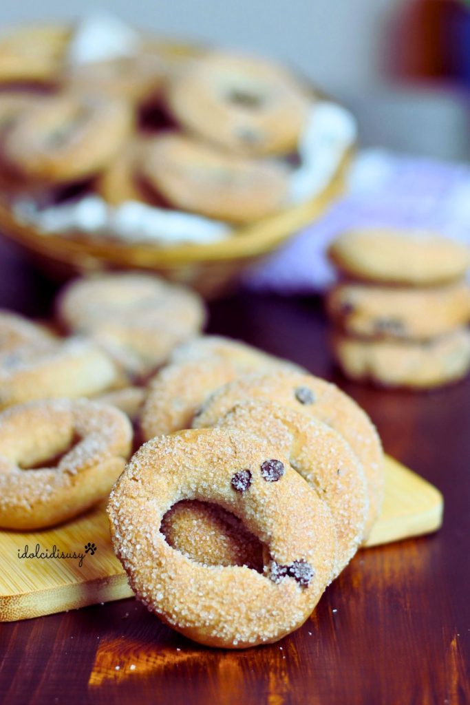 rosquillas de vino con chocolate hechas en casa