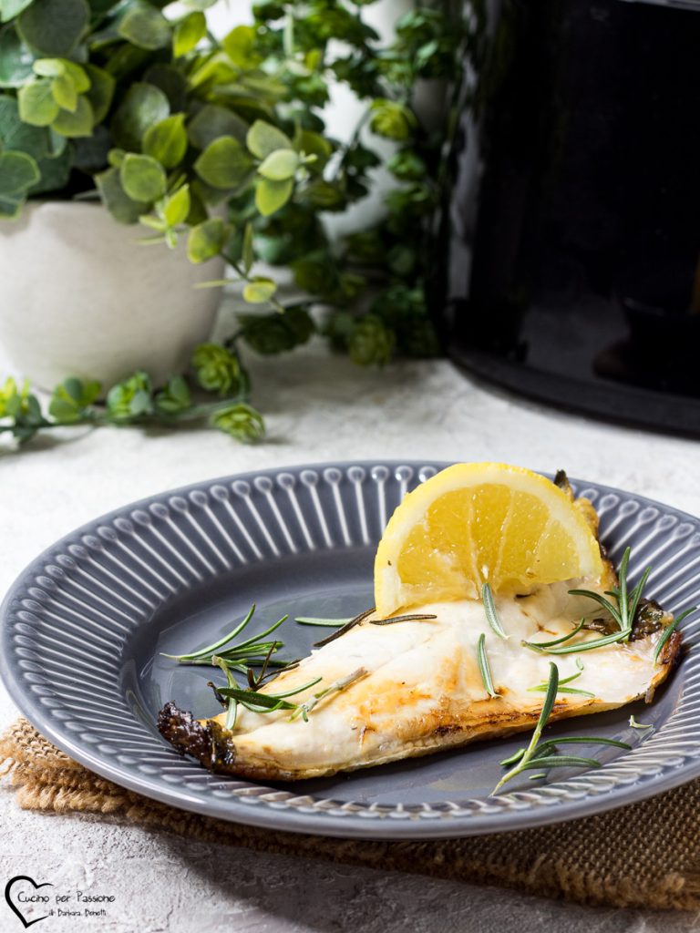 Filetes de Lubina en freidora de aire