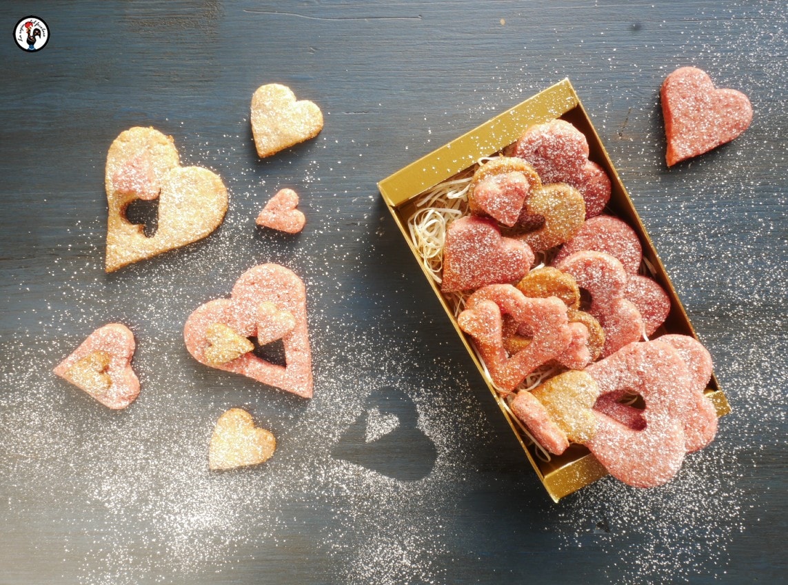 Galletas veganas de remolacha y limón