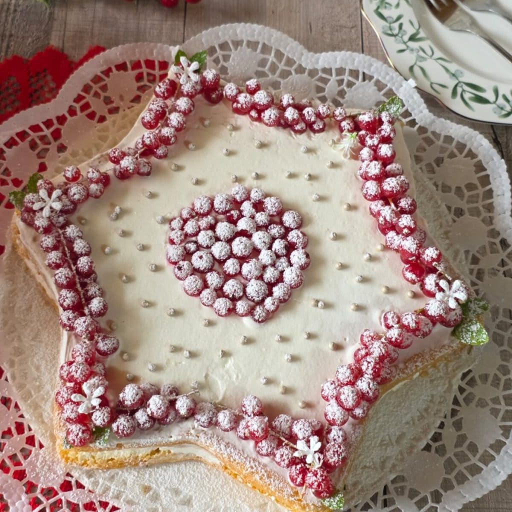 Tarta estrella, un dulce ideal para las fiestas