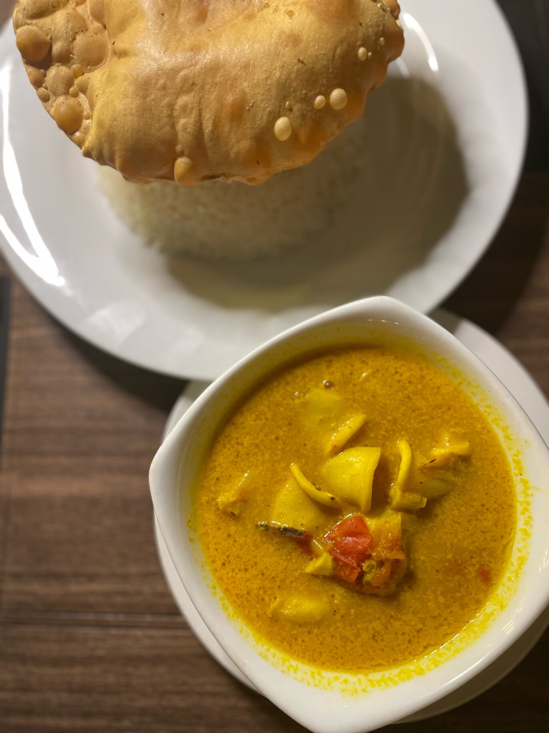 Dallo Curry de Sri Lanka, de sepias o calamares