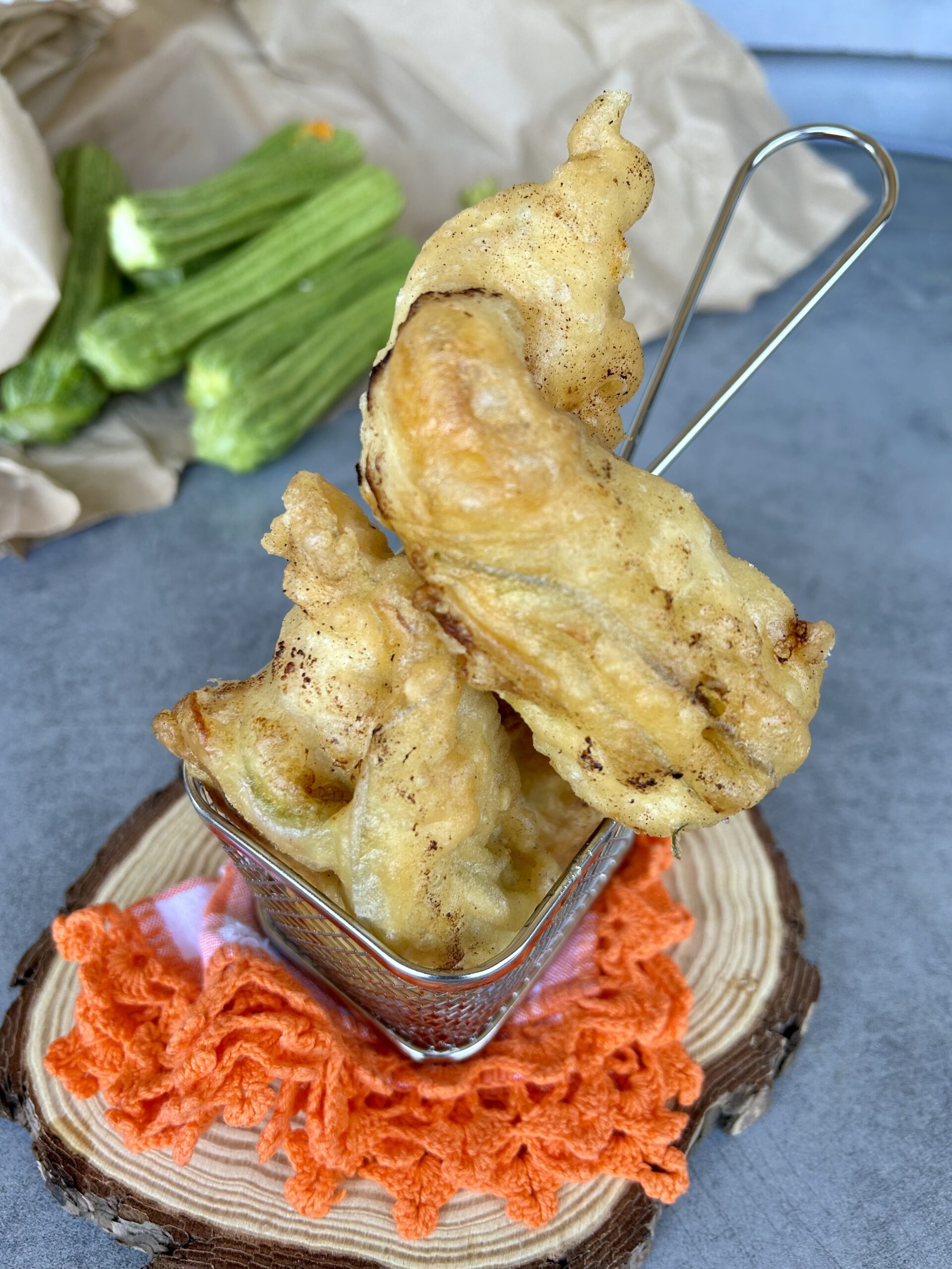 Flores de calabacín en tempura, la receta fácil y rápida