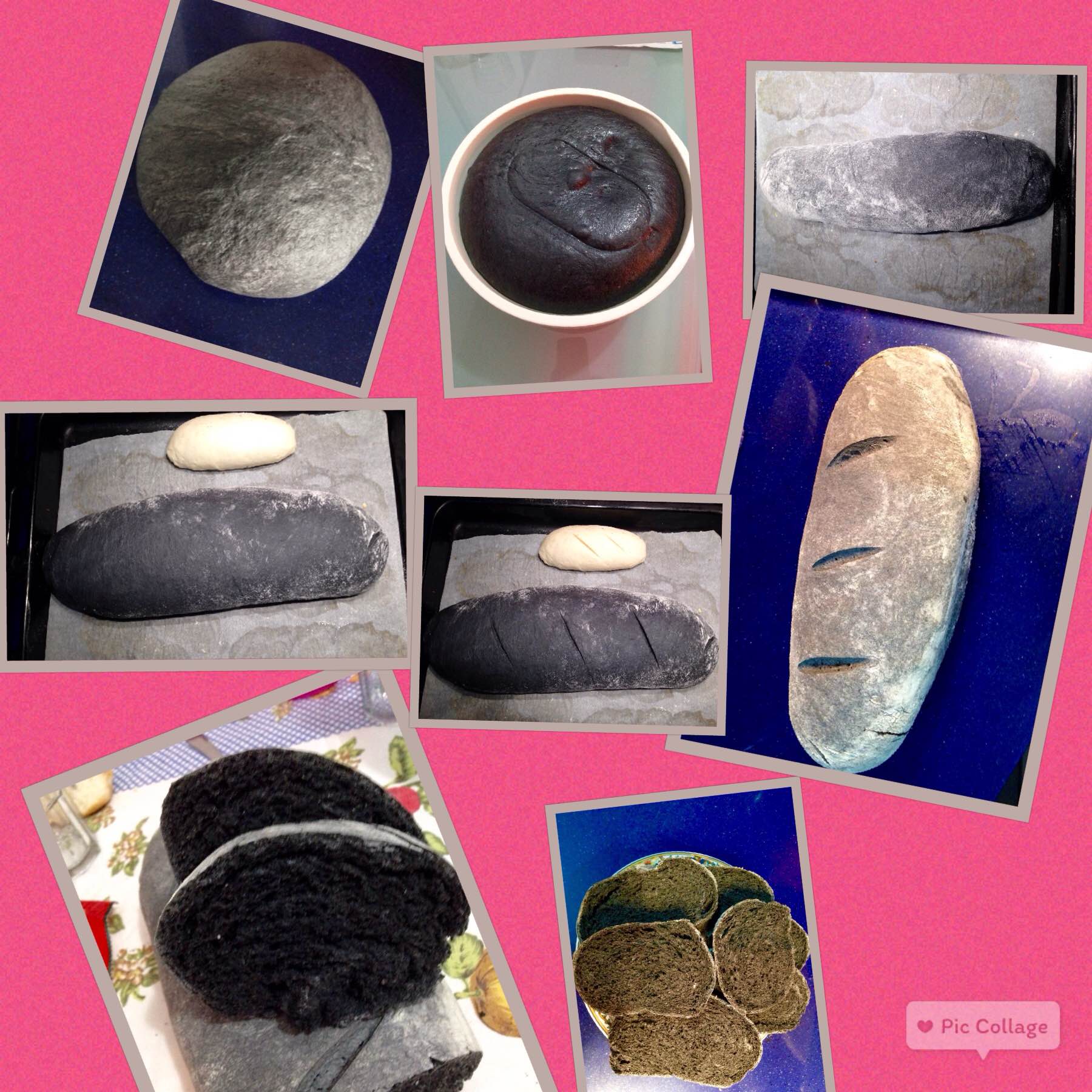 Pan de carbón vegetal