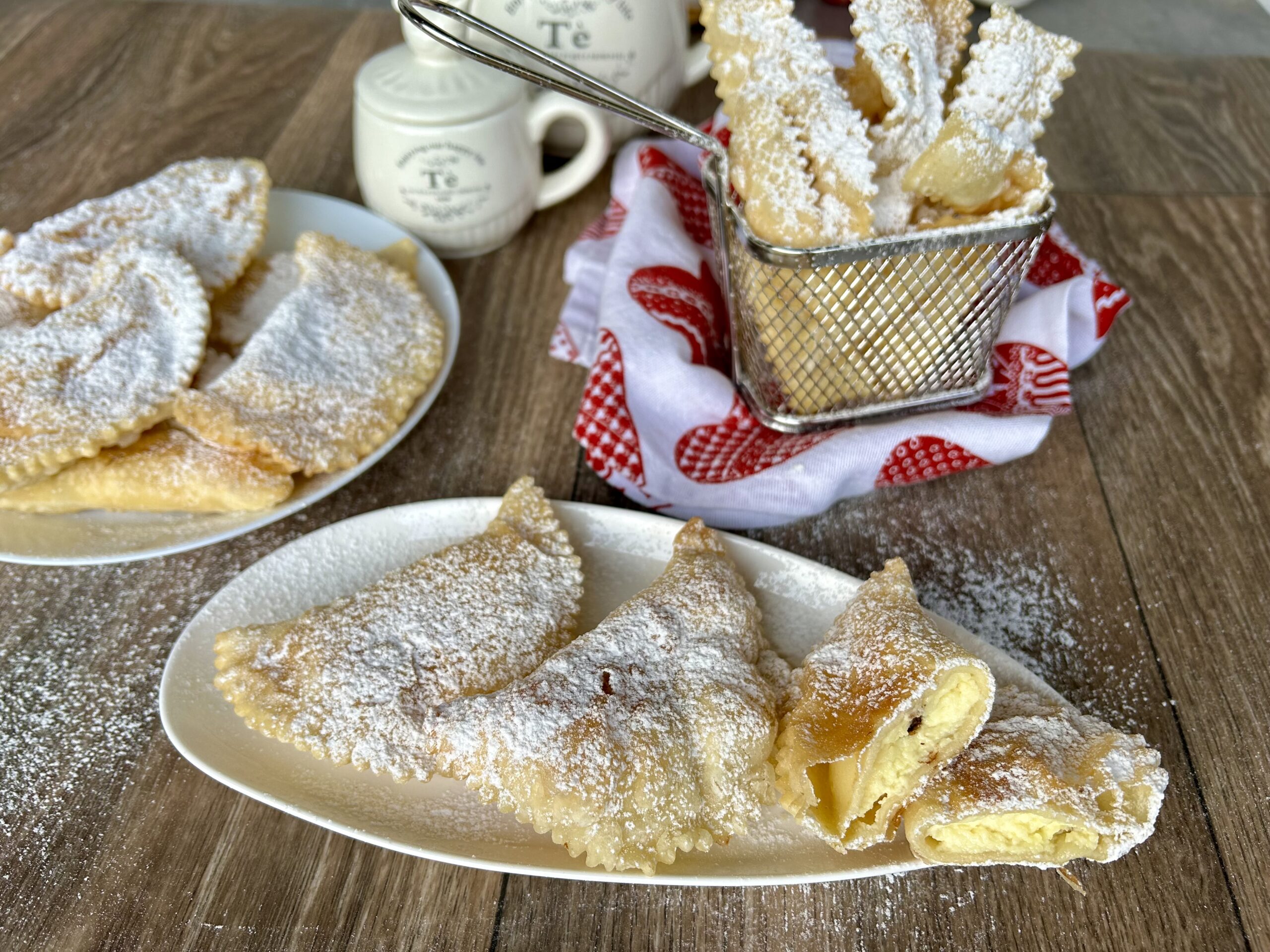 Raviolis dulces con ricotta