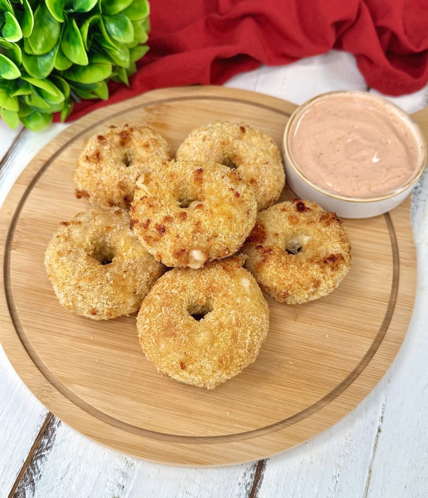 Donuts de pollo en freidora de aire