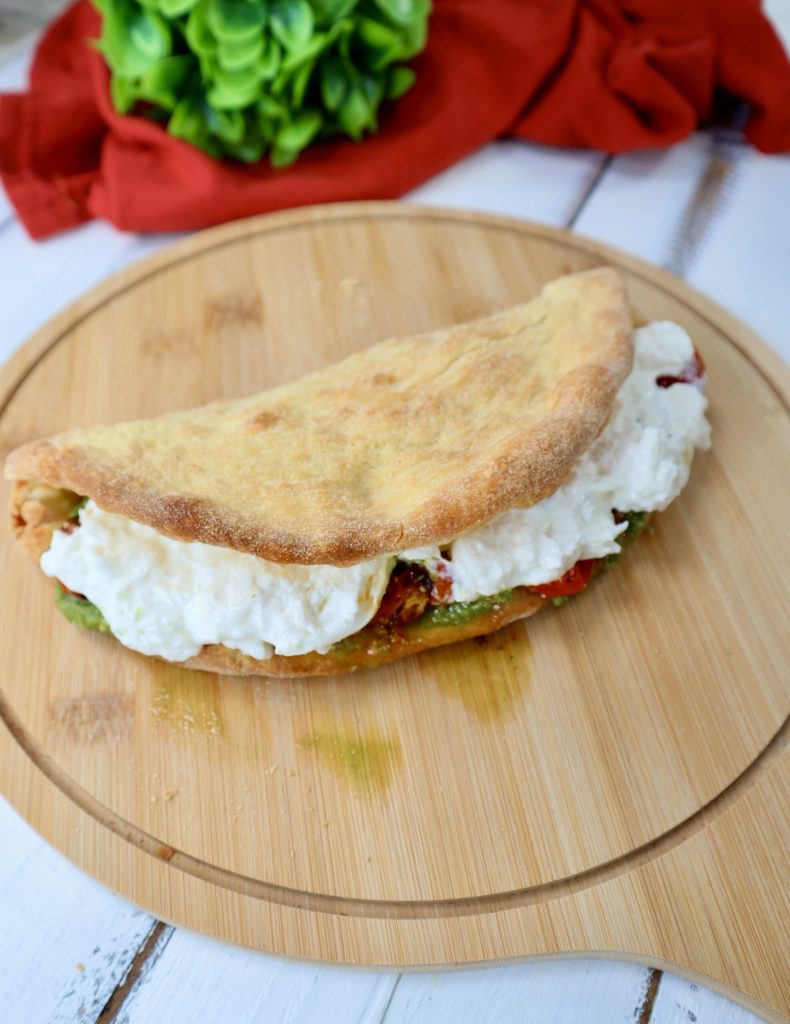 Pizza besada en freidora de aire