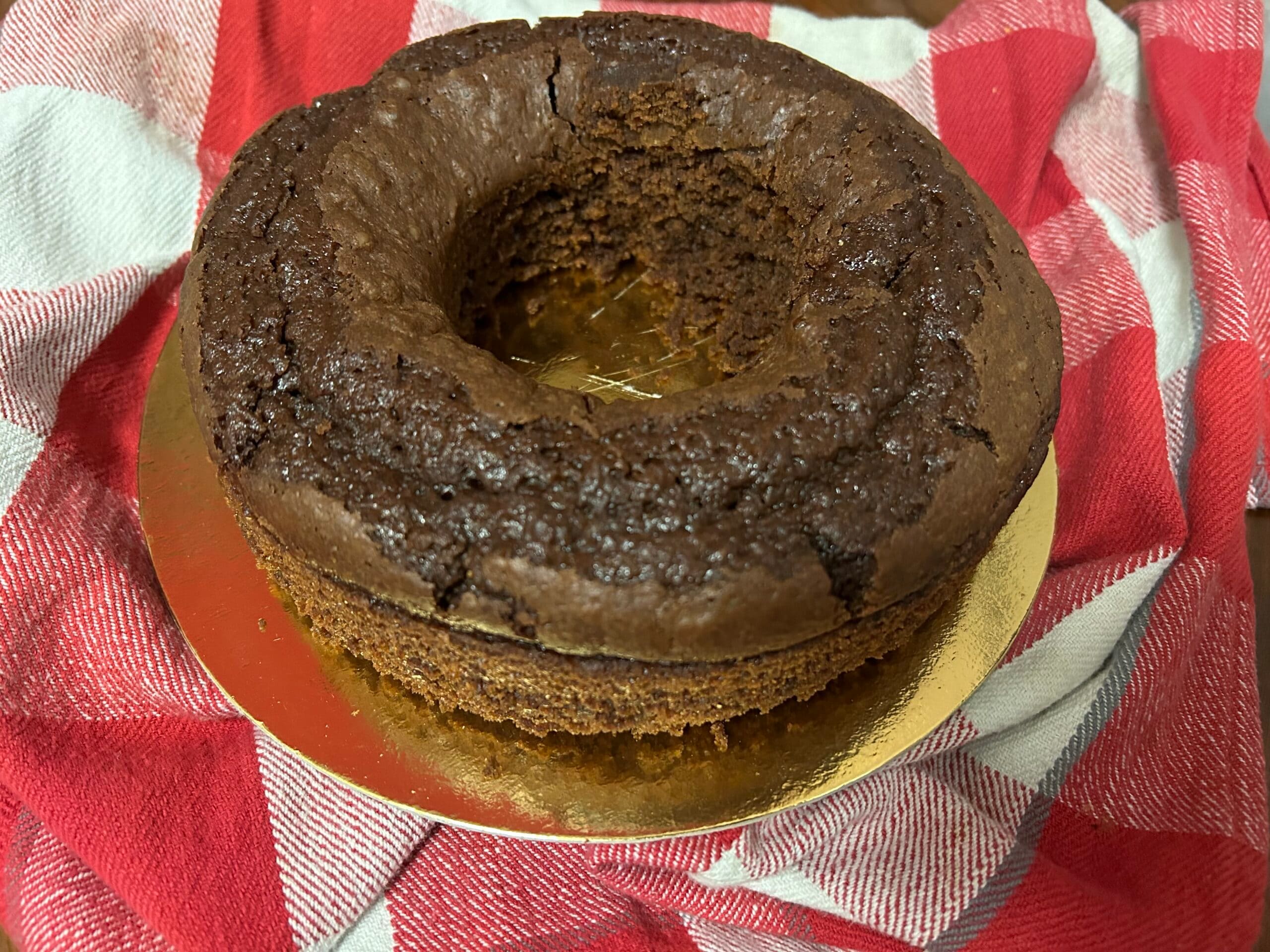 Rosca vegana de chocolate