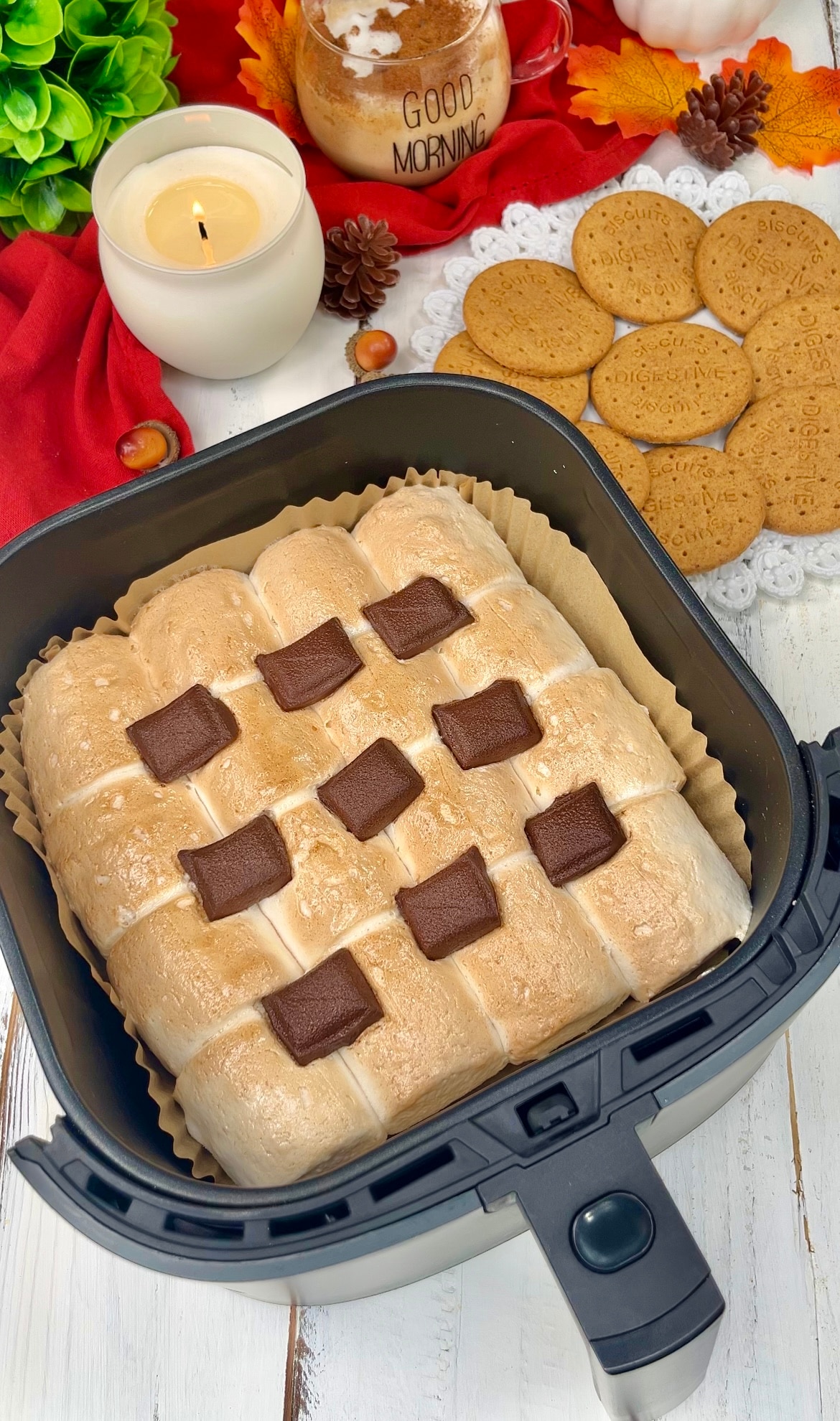 S’mores en freidora de aire