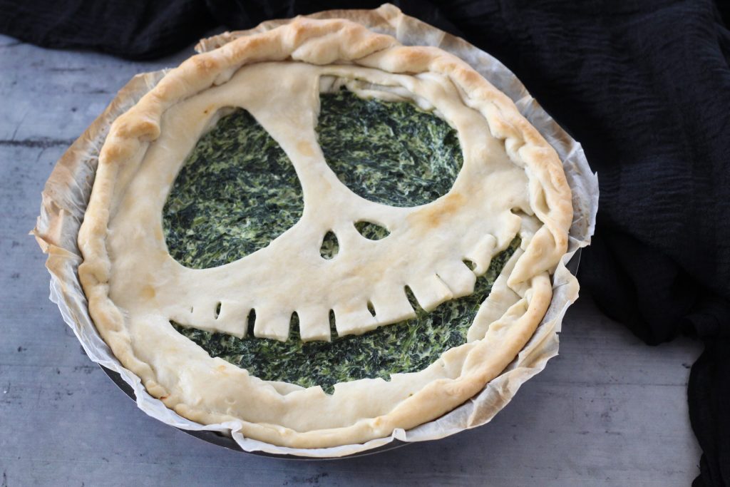 tarta salada de Halloween