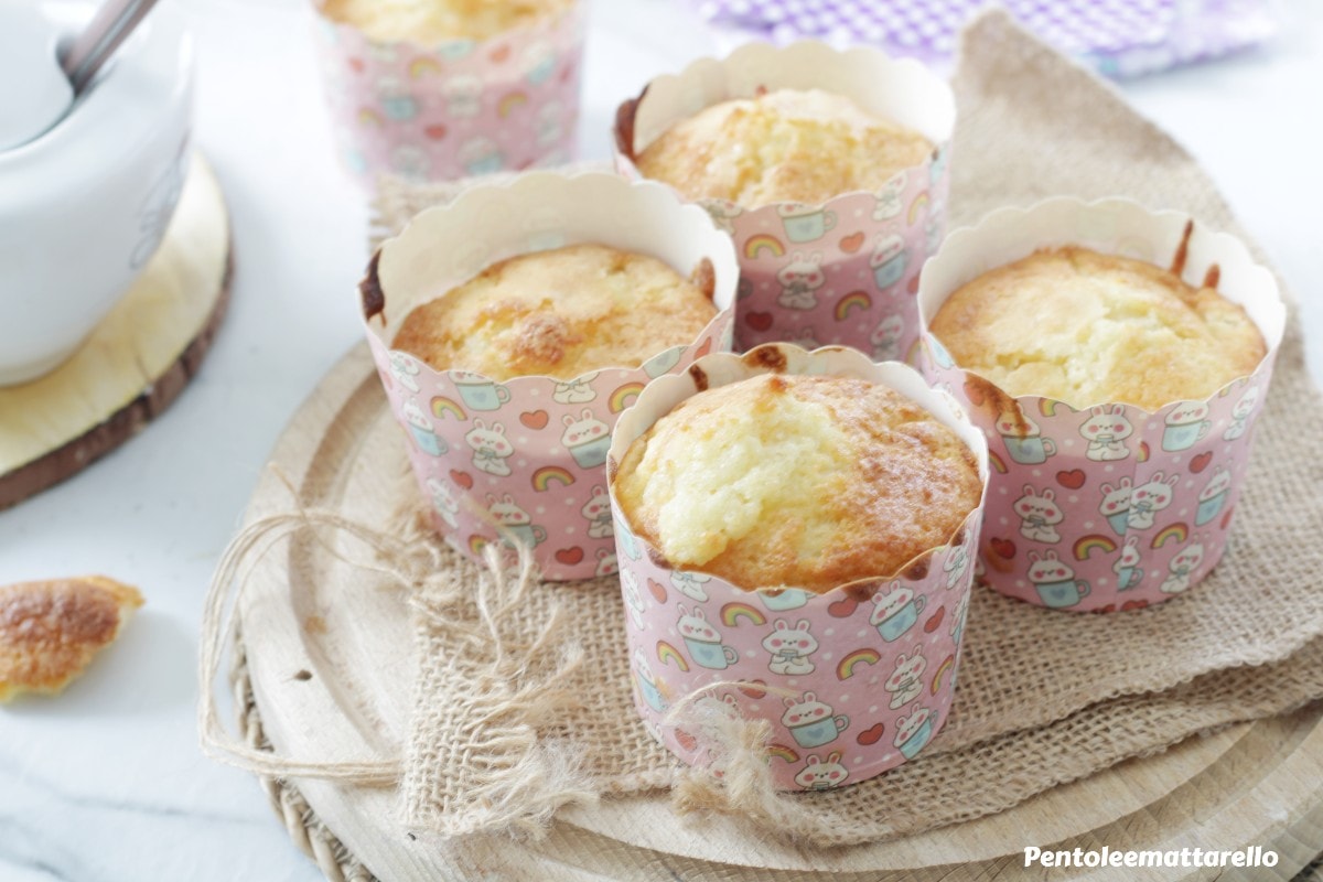 Muffins con manzanas y canela
