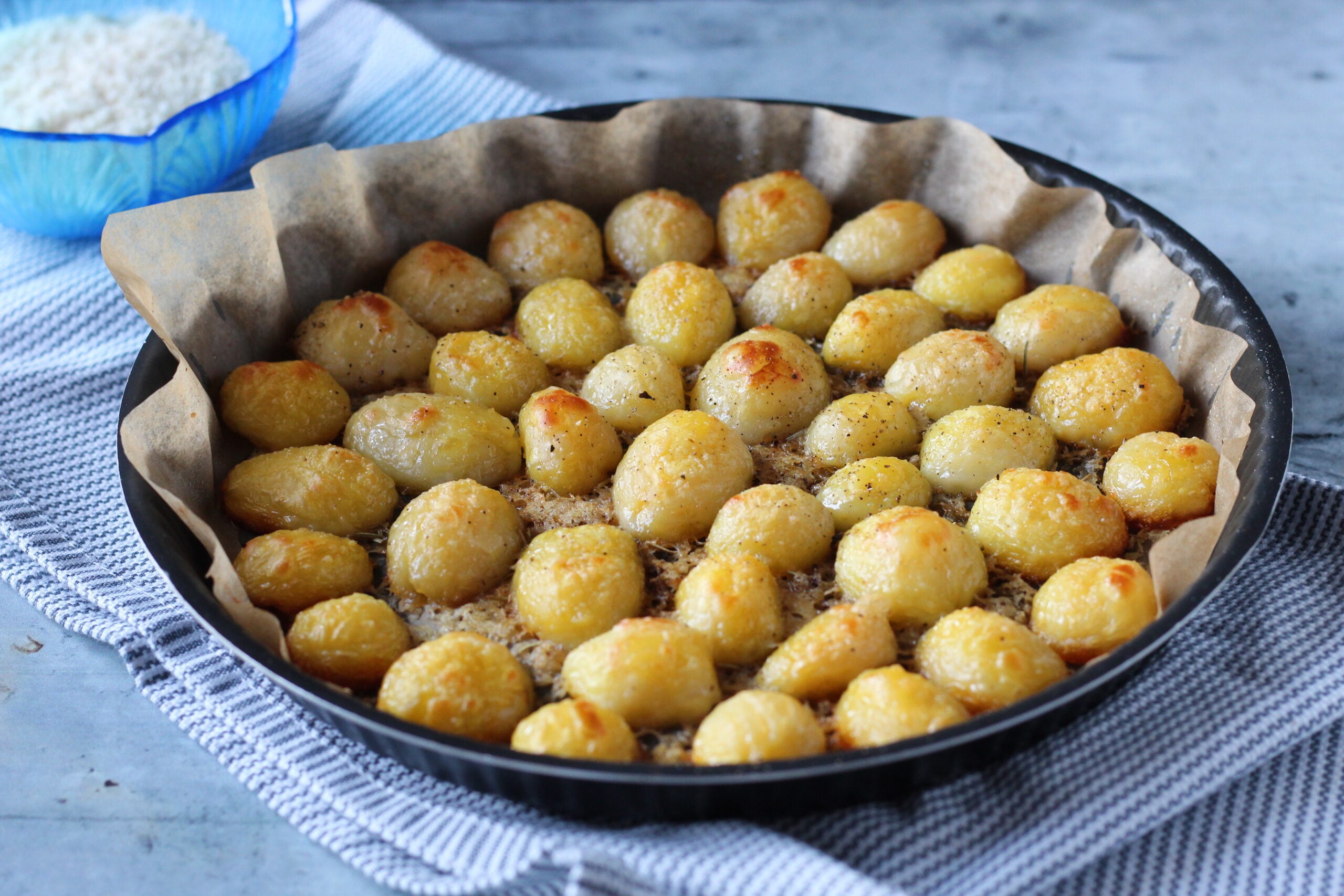 Patatas al parmesano al horno