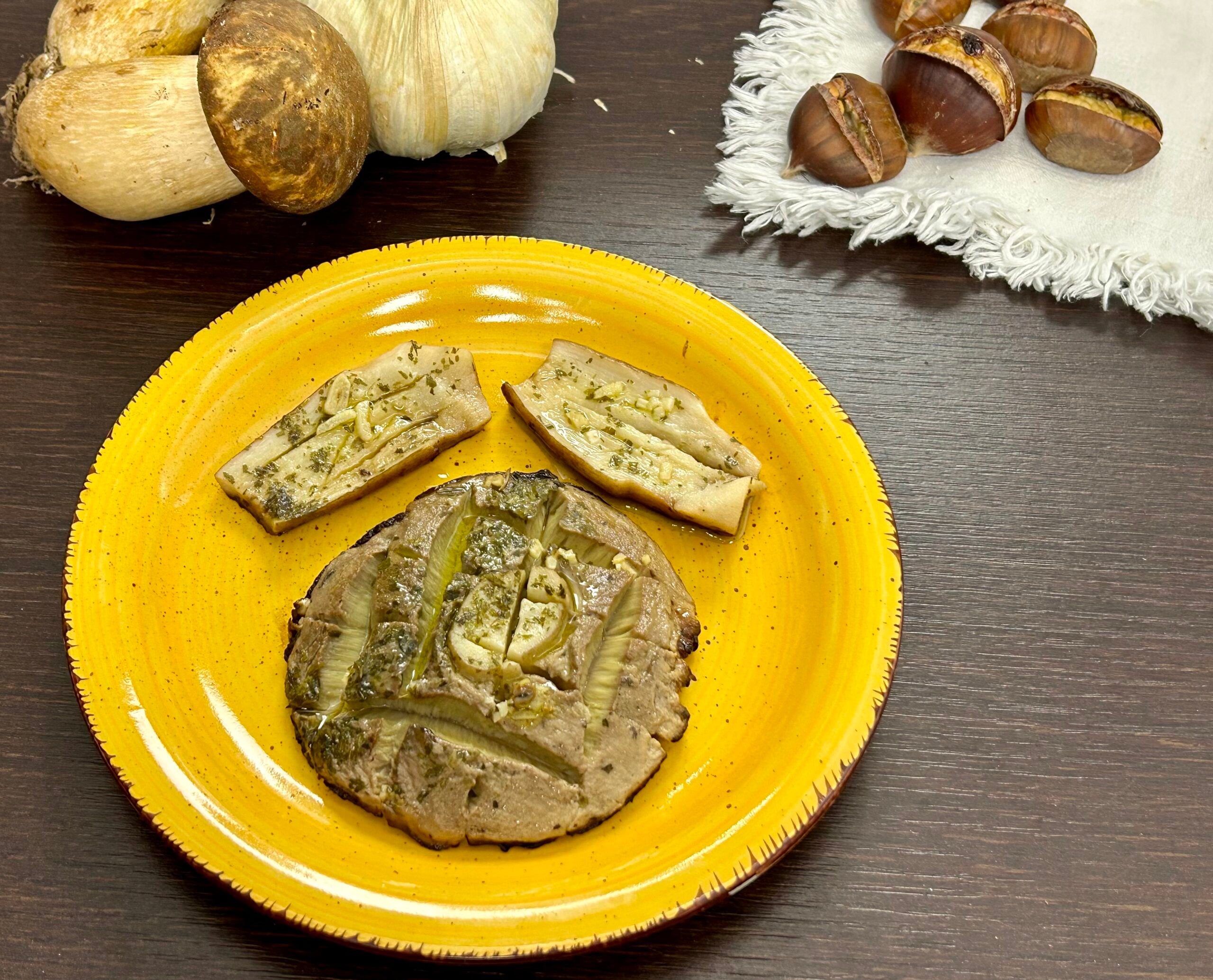 Setas porcini a la sartén