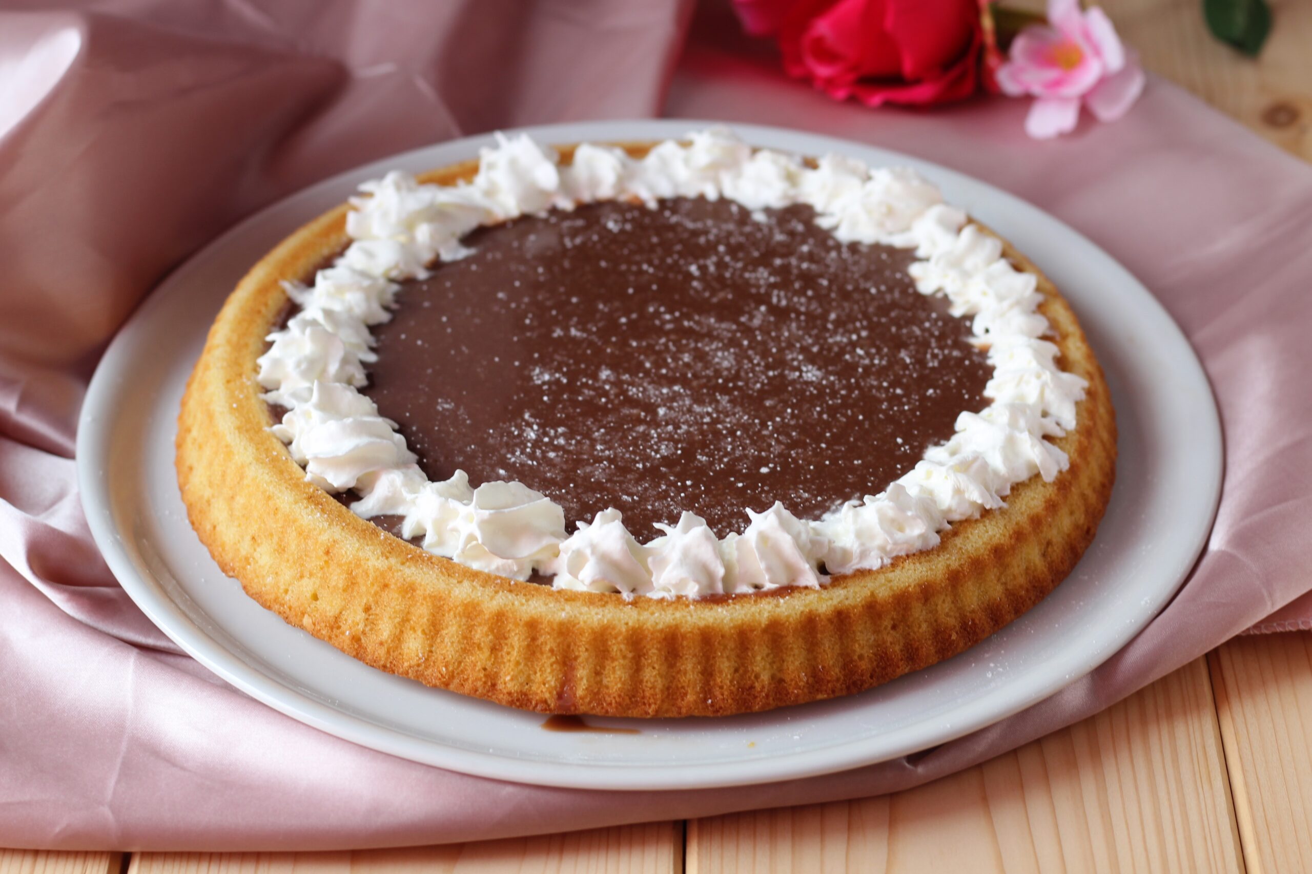 Tarta blanda de calabaza y chocolate