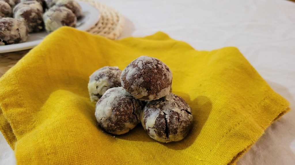 Galletas de Cacao y Multicereales en Freidora de Aire