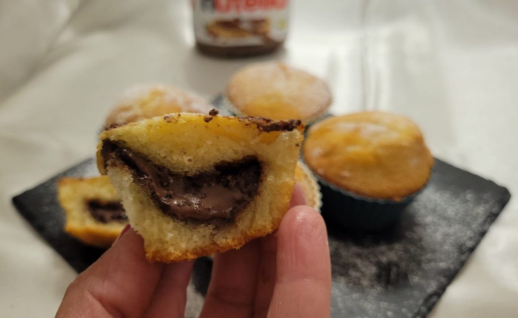 Muffin Yogur y Nutella en Freidora de Aire
