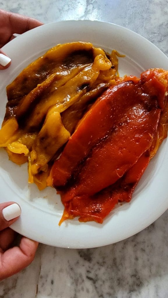 Pimientos Asados en Freidora de Aire