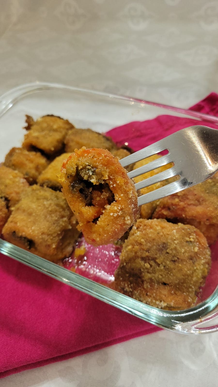 Rollitos de Pimientos en Freidora de Aire