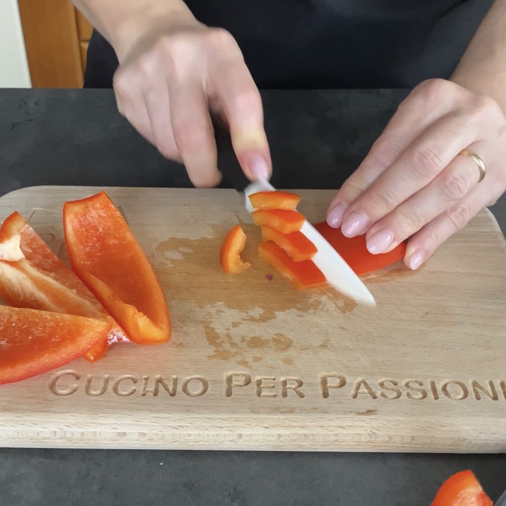 Lasaña con pan carasau y verduras