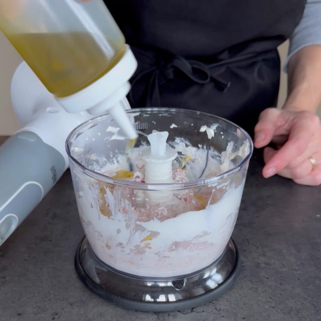 Milhojas salada con jamón