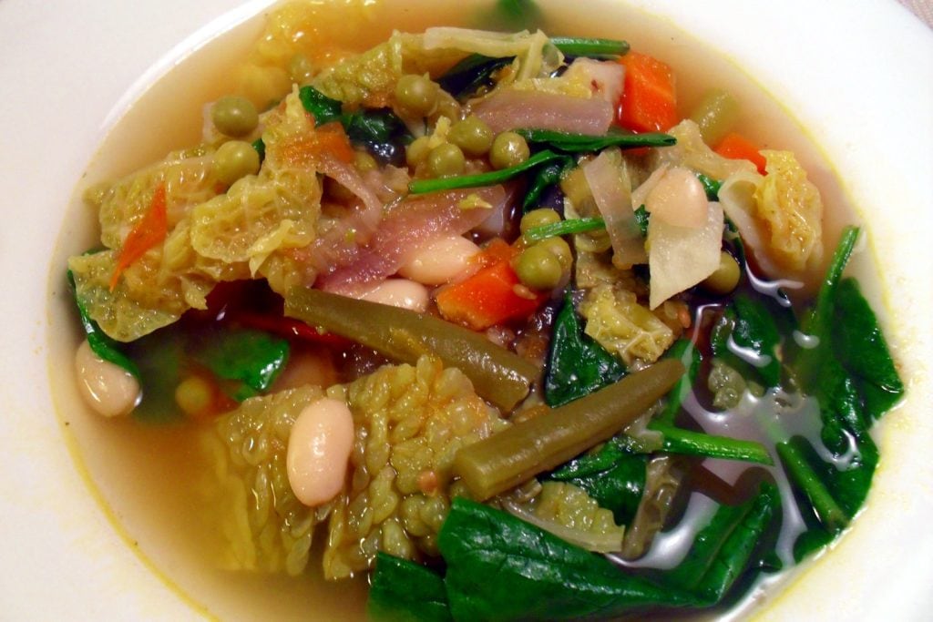 Minestrone leggero, Mangia senza Pancia