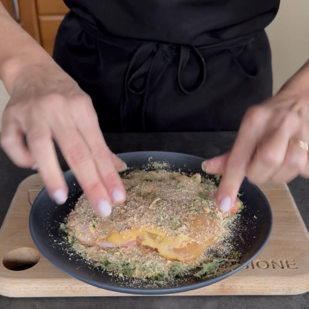 Muslos de pollo deshuesados al horno