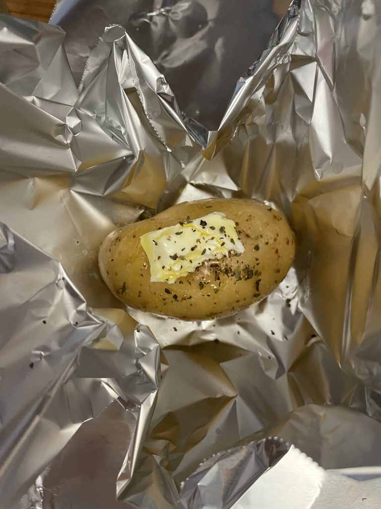 Patatas al papillote en freidora de aire