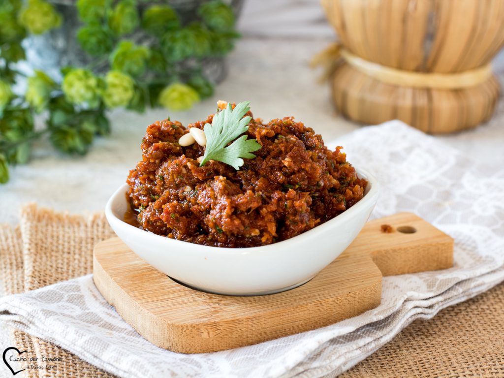 Pesto con tomates secos