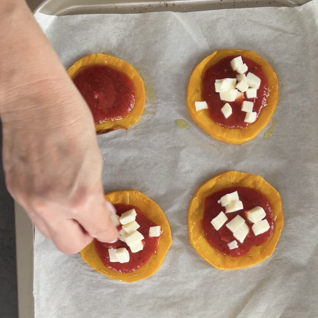 pizzetas de calabaza