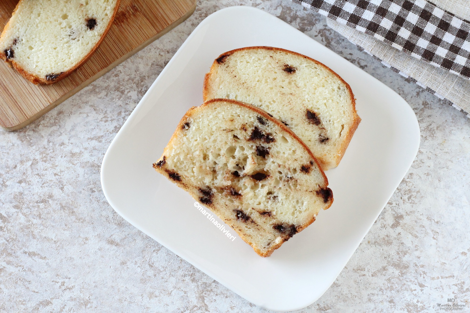 Plumcake con claras de huevo y yogur griego en freidora de aire