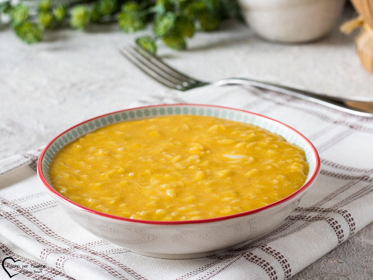 RISOTTO DE CALABAZA Y SCAMORZA