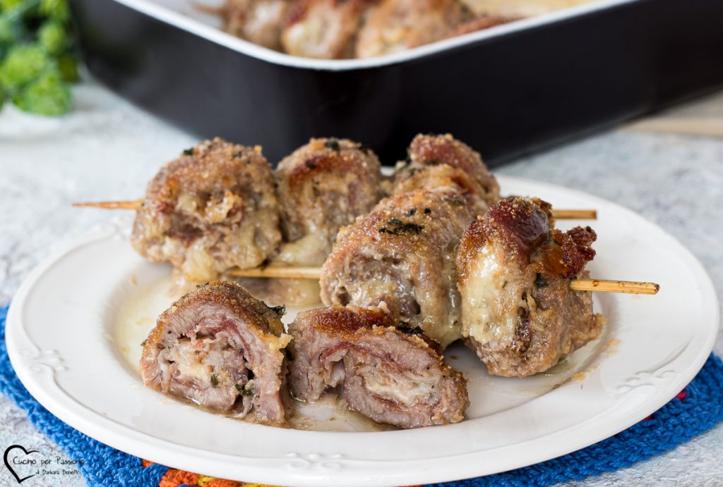 Rollitos de cabezada de cerdo