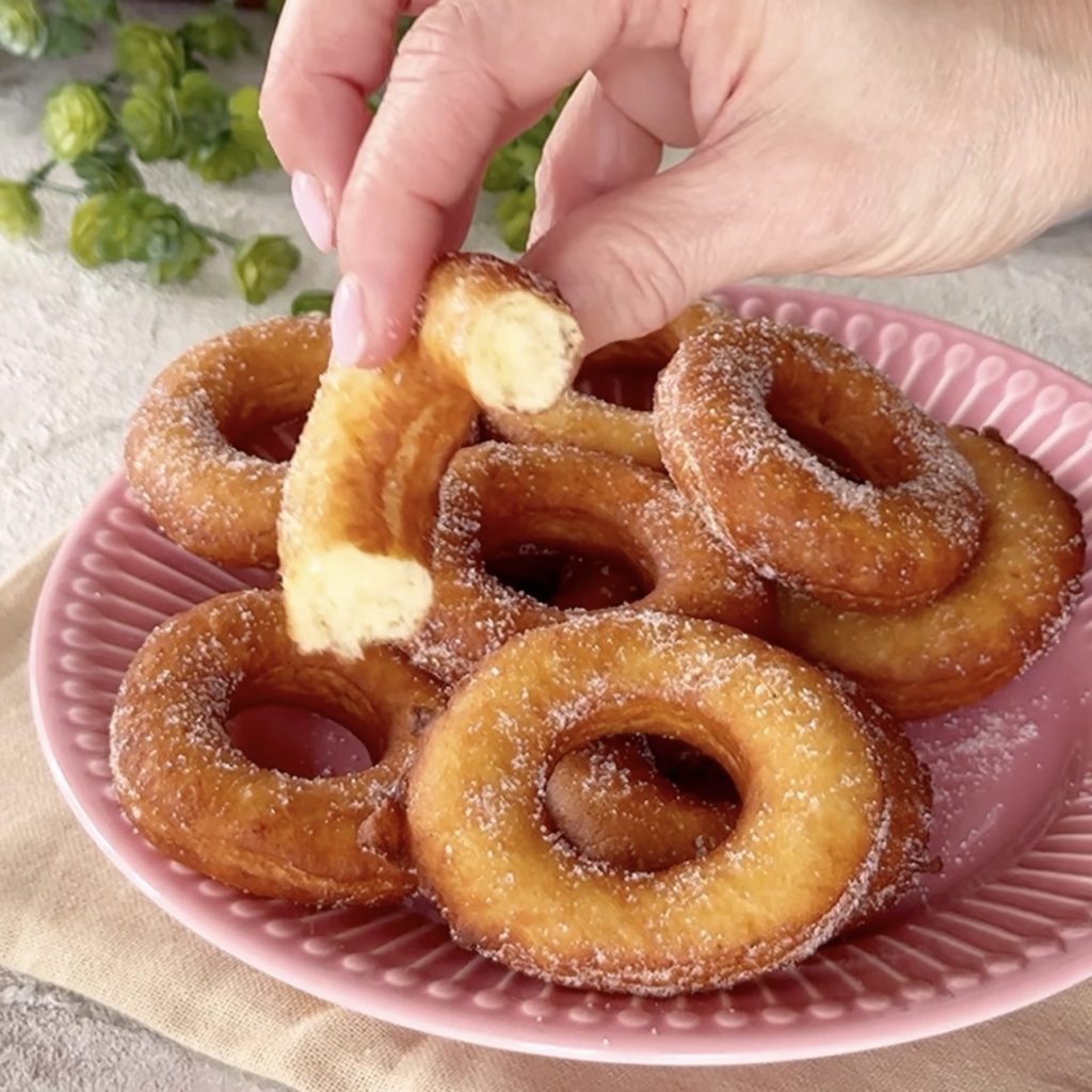 Rosquillas de patata fritas
