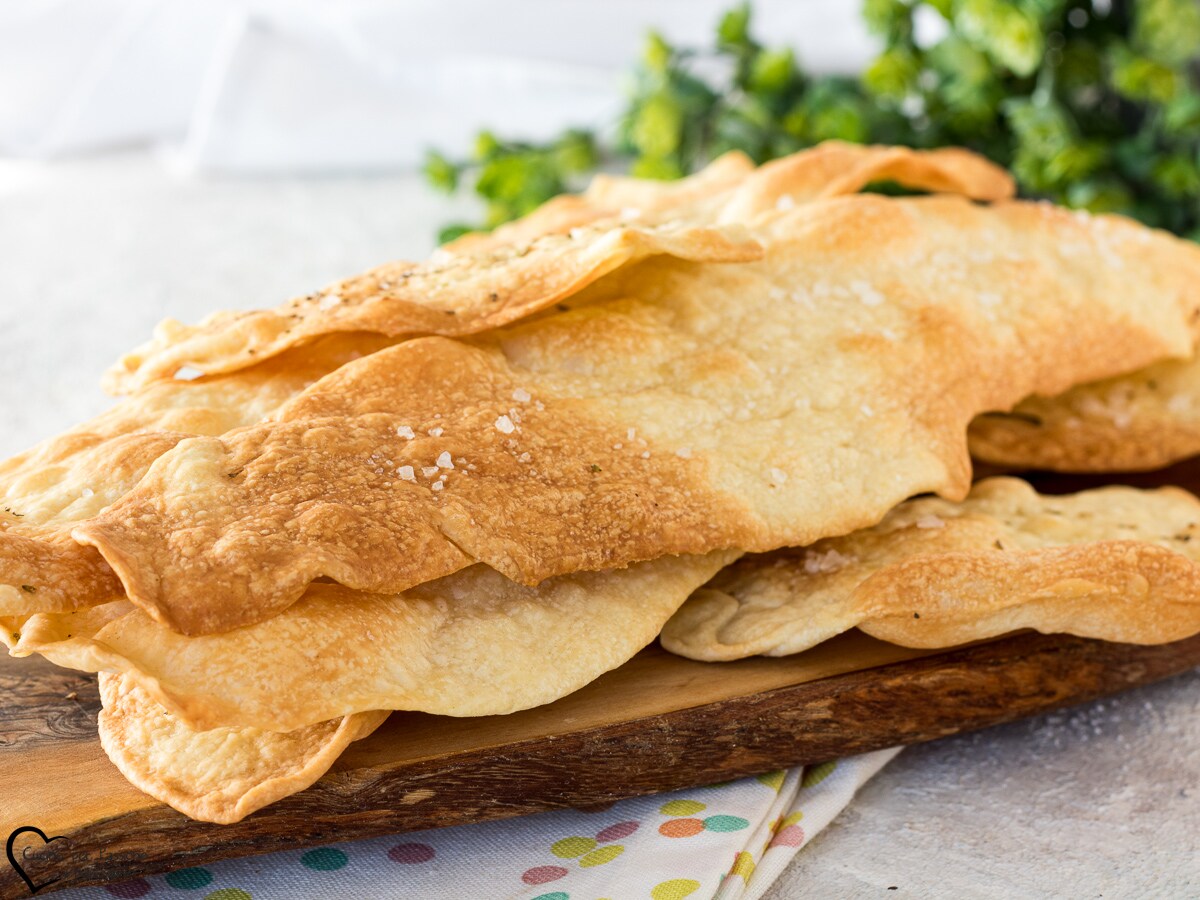 SCROCCHIARELLA SIN LEVADURA schiacciatina