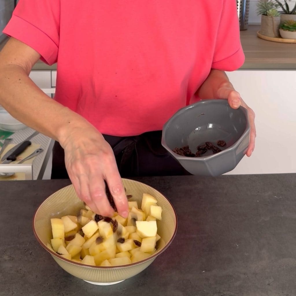 Strudel de manzana con pasta quebrada