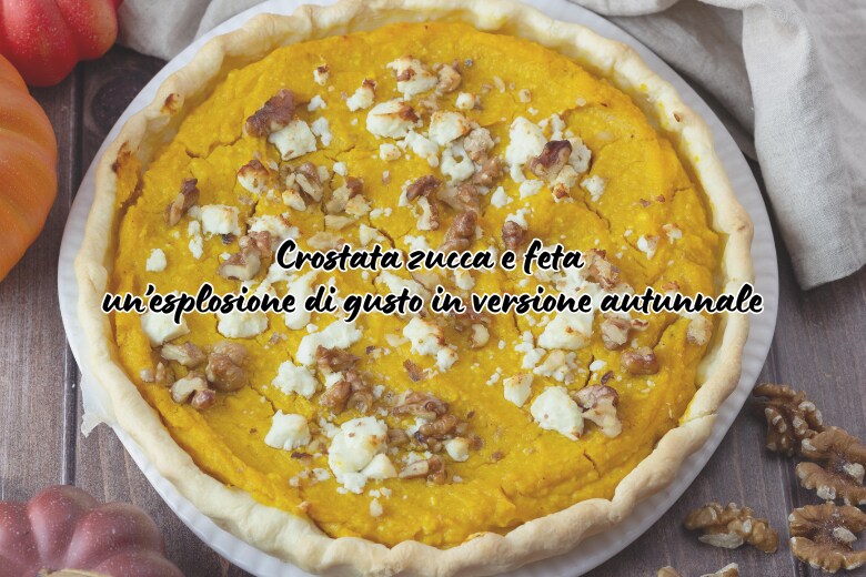 Tarta salada con calabaza y feta: una explosión de sabor en versión otoñal