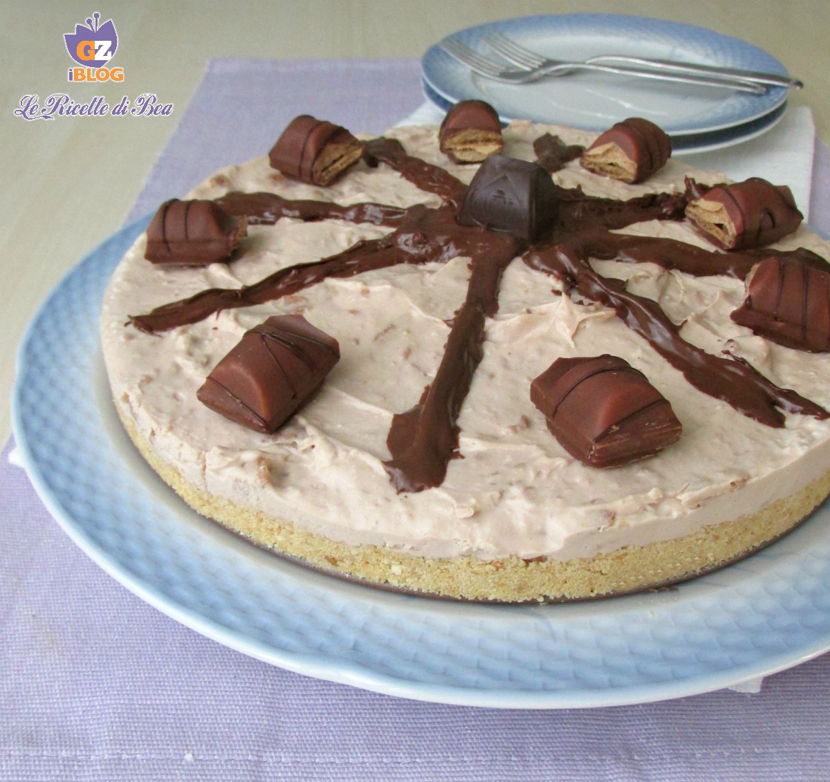 Tarta con Kinder Bueno