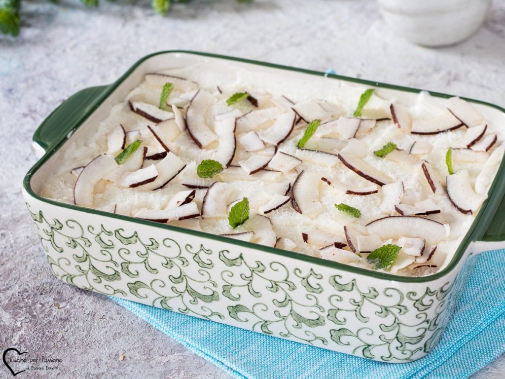 Tarta de coco y yogur