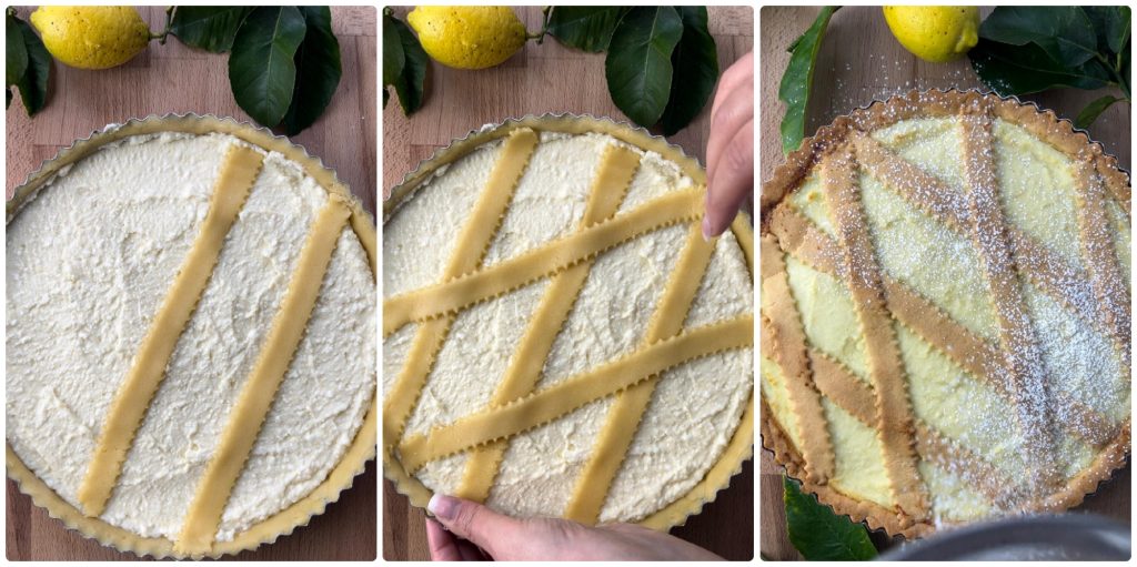 Tarta de ricotta y limón cremosa y aromática