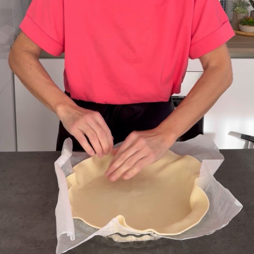 Tarta salada de calabaza y setas
