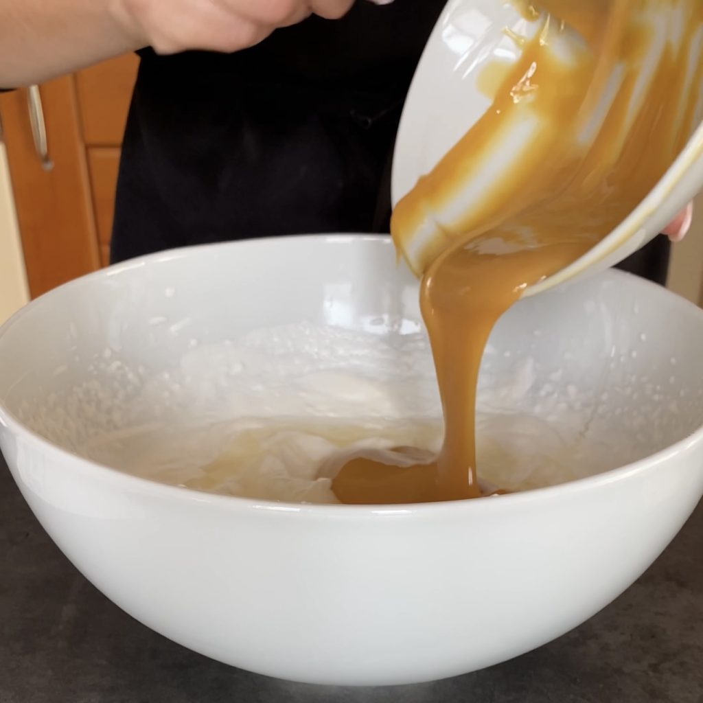 Torta fría con crema paraíso