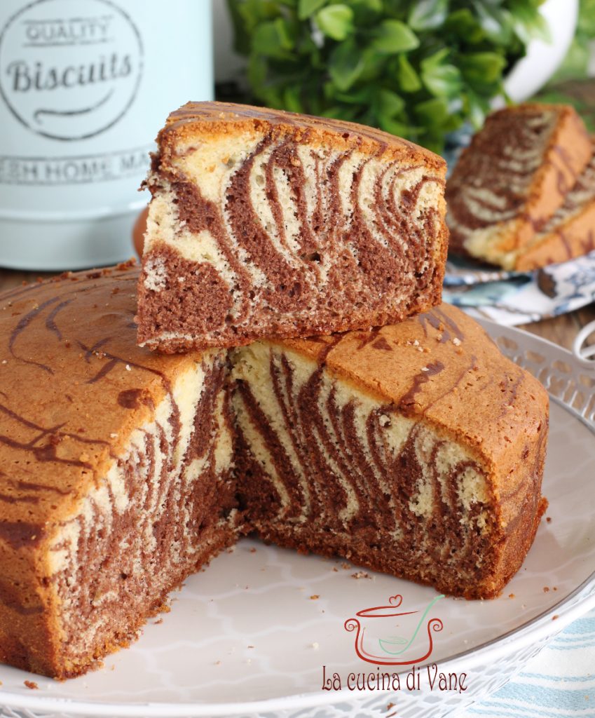 tarta zebrata sin mantequilla