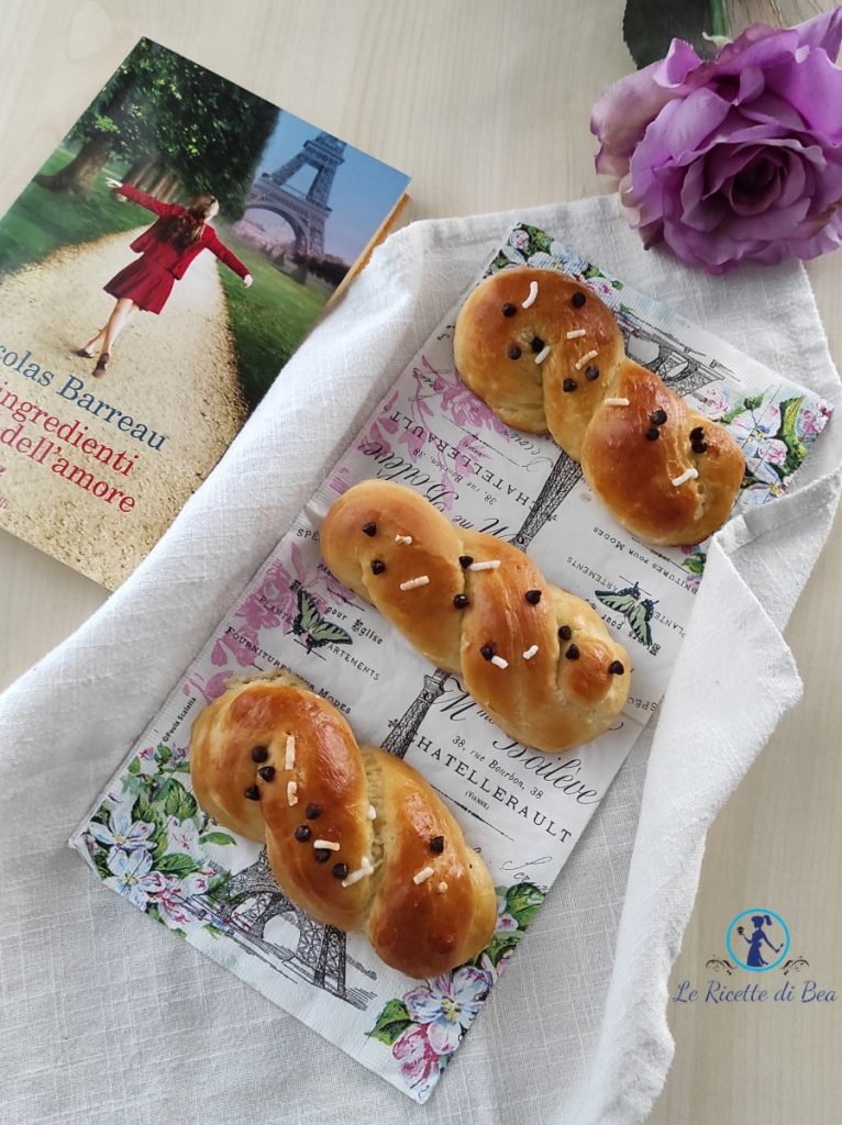 trenzas con chocolate