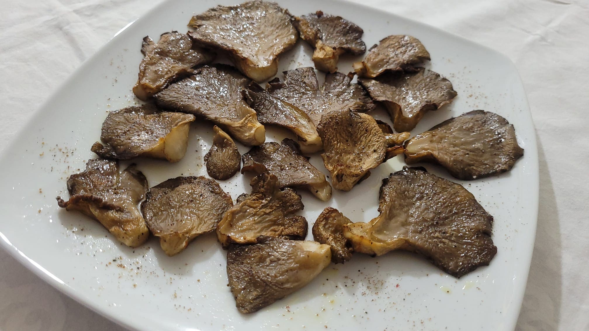 Setas Asadas en Freidora de Aire