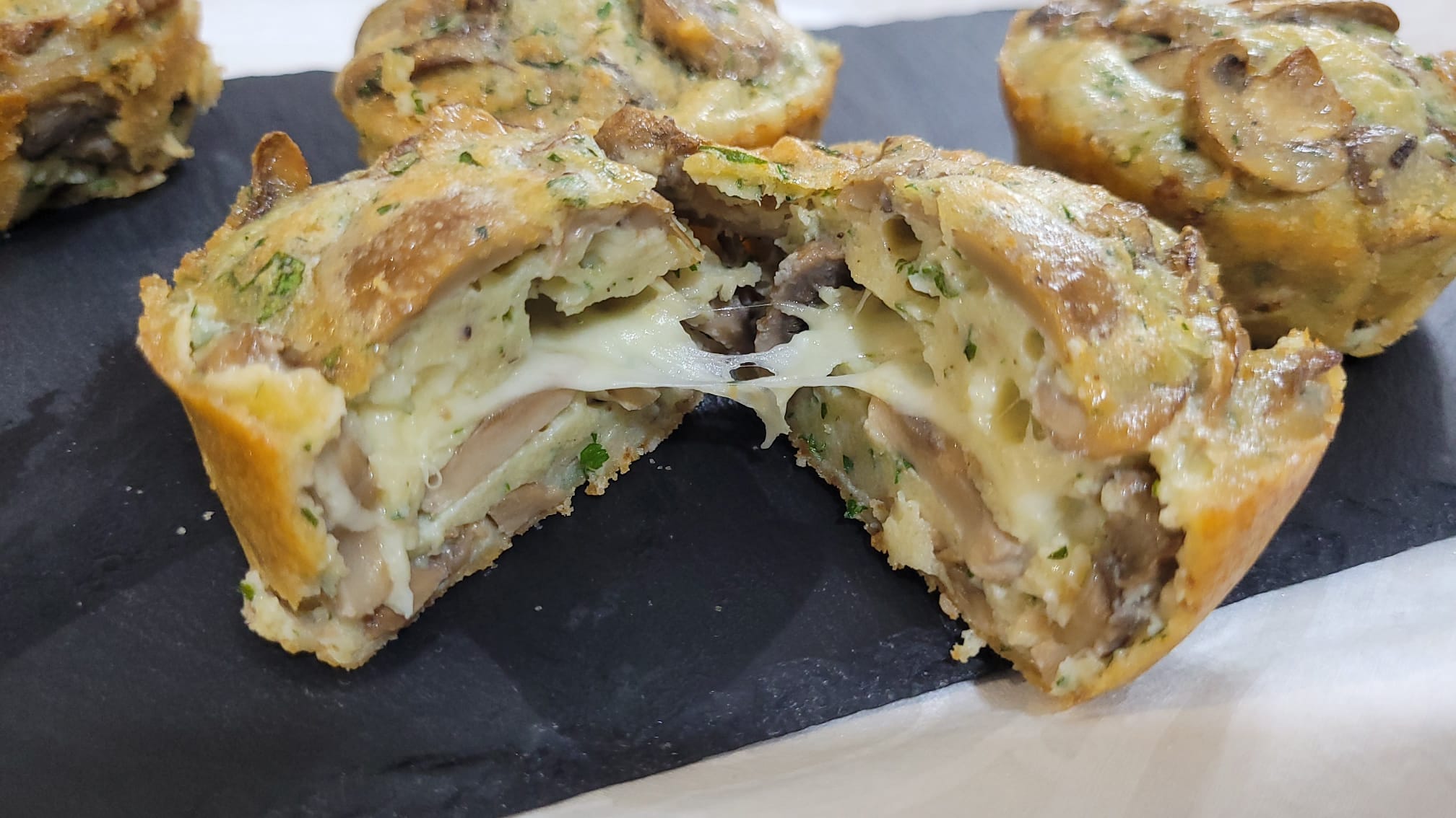 Pastelillos de Champiñones en Freidora de Aire