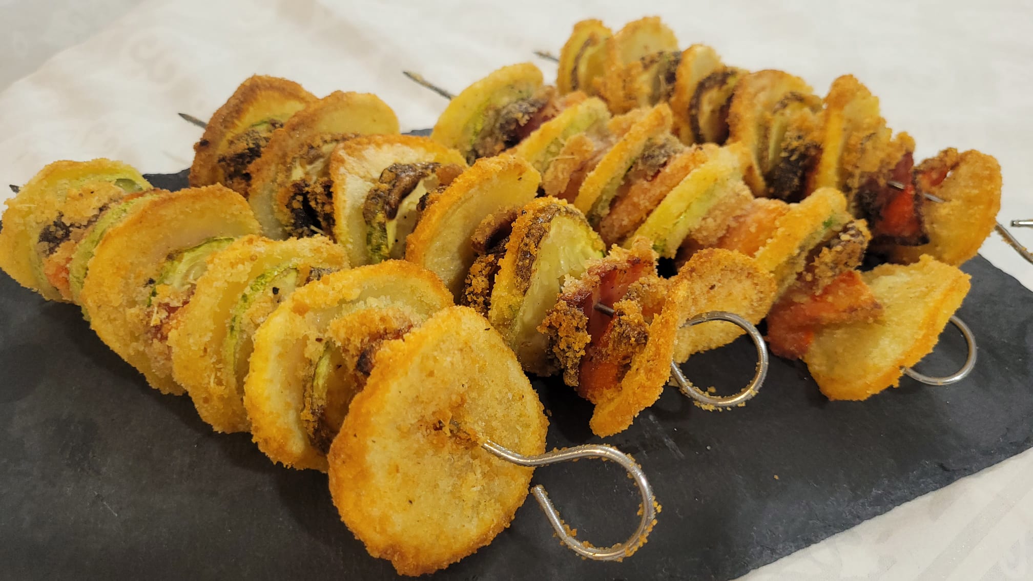 Brochetas de Verduras en Freidora de Aire