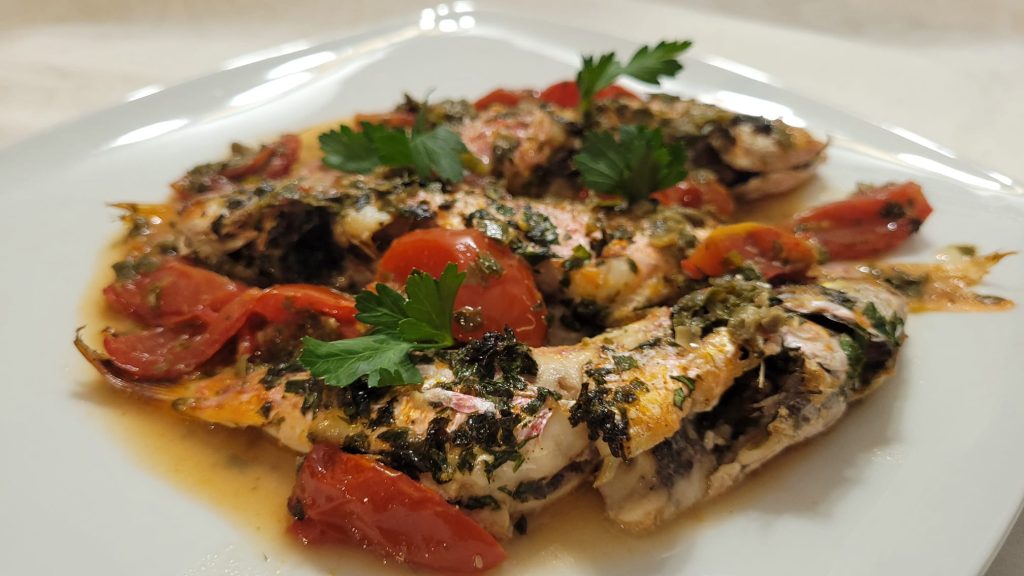 Salmonetes en Salsa en Freidora de Aire