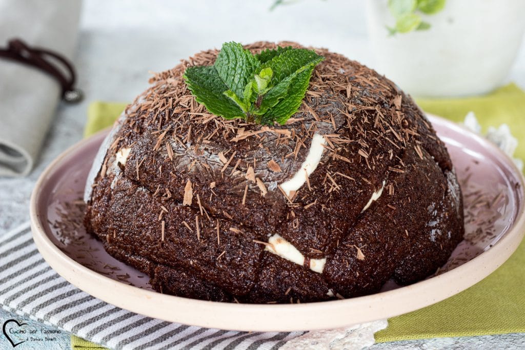 Zuccotto con pavesini a la nutella